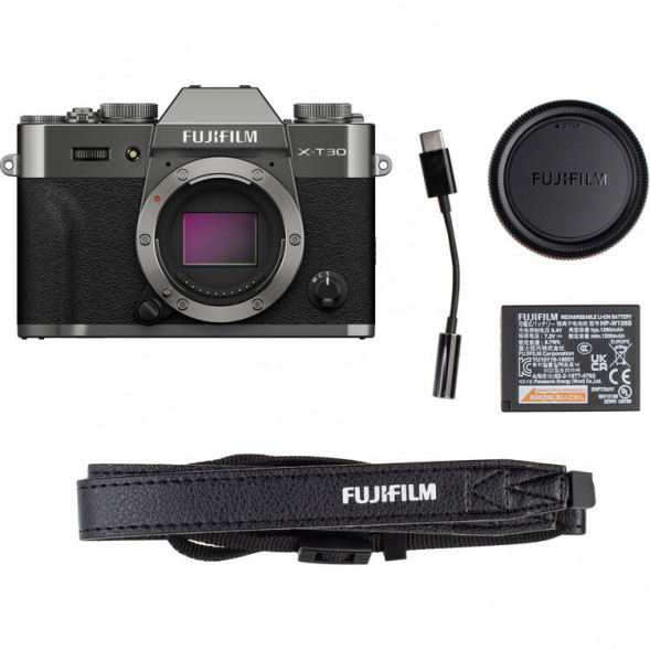 Фотоаппарат беззеркальный Fujifilm X-T30 III Kit XC 13-33mm серый