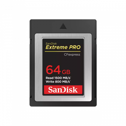 Карта памяти SanDisk CFexpress Type B 64GB Extreme Pro R1500/W800 (SDCFE-064G-GN4IN) — 