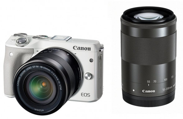 Фотоаппарат беззеркальный Canon EOS M3 Kit 18-55 IS STM 