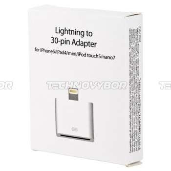 Переходник для iPad 4/ iPad mini/ iPone5/iPod touch5/iPod nano7 белый Kallin