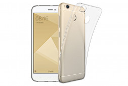 Накладка силиконовая прозрачная для Xiaomi Redmi 4X в Москве