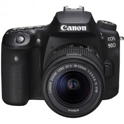 Фотоаппарат зеркальный Canon EOS 90D Kit EF-S 18-55mm f/3.5-5.6 IS STM в Москве