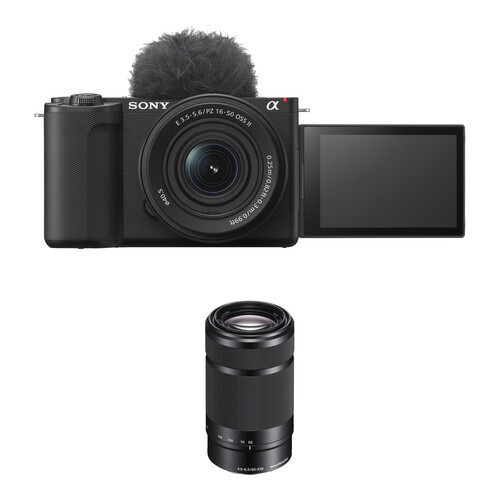 Камера для блогинга Sony ZV-E10 II Kit 16-50+55-210 черный &mdash; 