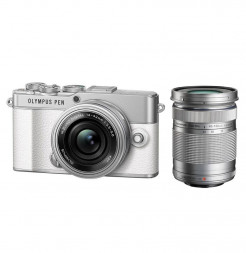 Фотоаппарат беззеркальный Olympus Pen E-P7 Kit 14-42+40-150mm White в Москве