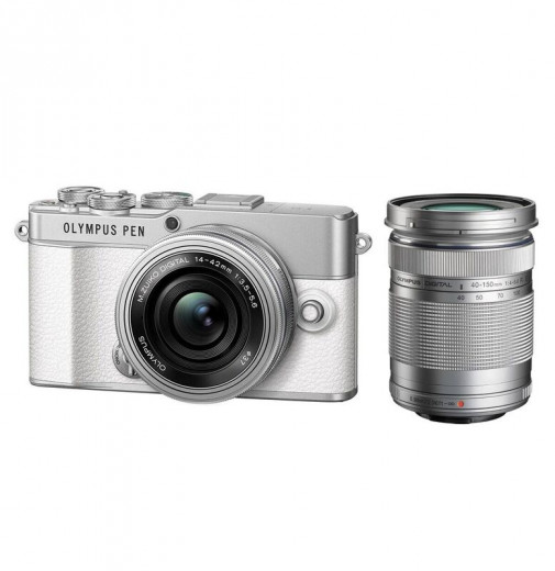 Фотоаппарат беззеркальный Olympus Pen E-P7 Kit 14-42+40-150mm White &mdash; 