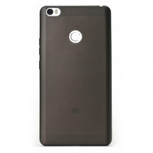 Накладка силиконовая черная матовая для Xiaomi Mi Max в Москве