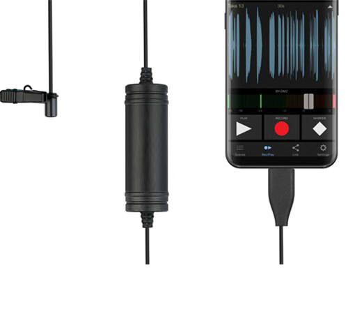 Петличный микрофон Boya BY-DM2 для Android