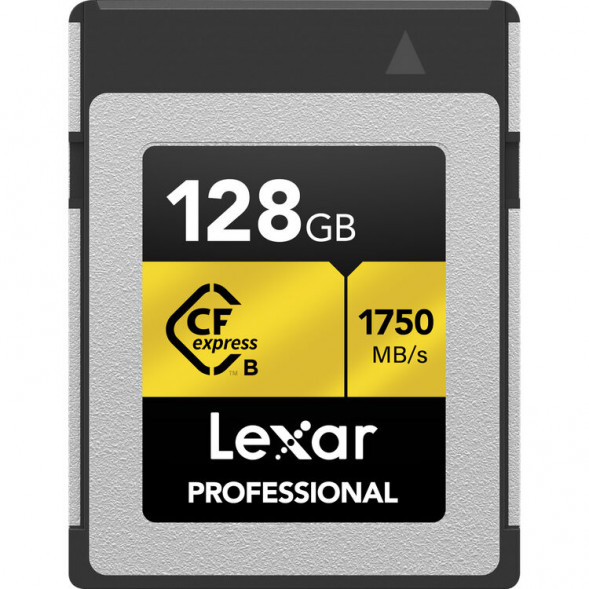 Карта памяти Lexar Professional CFexpress Type B GOLD 128Gb R/W 1750/1500 MB/s (LCXEXPR128G-RNENG)