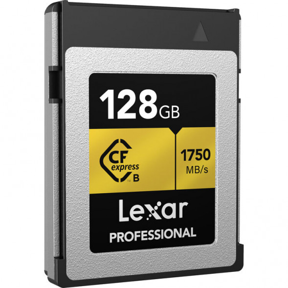 Карта памяти Lexar Professional CFexpress Type B GOLD 128Gb R/W 1750/1500 MB/s (LCXEXPR128G-RNENG)