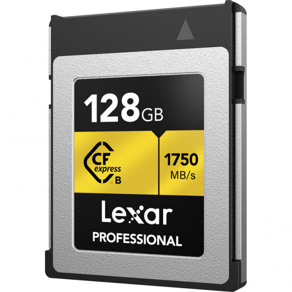 Карта памяти Lexar Professional CFexpress Type B GOLD 128Gb R/W 1750/1500 MB/s (LCXEXPR128G-RNENG)