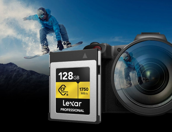 Карта памяти Lexar Professional CFexpress Type B GOLD 128Gb R/W 1750/1500 MB/s (LCXEXPR128G-RNENG)