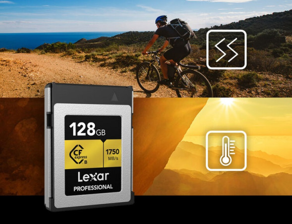 Карта памяти Lexar Professional CFexpress Type B GOLD 128Gb R/W 1750/1500 MB/s (LCXEXPR128G-RNENG)