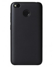 Накладка силиконовая черная матовая для Xiaomi Redmi 4X в Москве