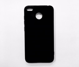 Накладка силиконовая черная матовая для Xiaomi Redmi 4X в Москве