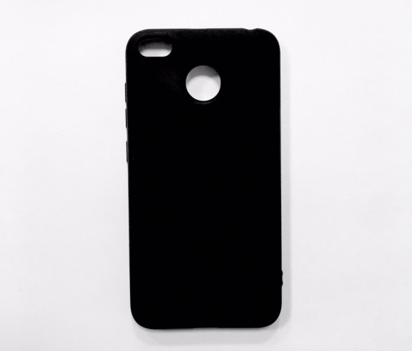 Накладка силиконовая черная матовая для Xiaomi Redmi 4X