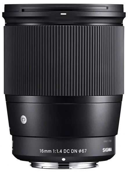 Объектив Sigma 16mm f/1.4 DC DN Contemporary Fujifilm X