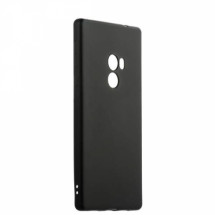 Накладка силиконовая черная матовая для Xiaomi Mi Mix в Москве