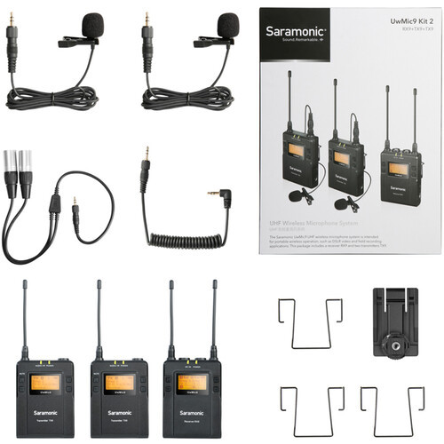 Петличная радиосистема Saramonic UwMic9 Kit 2 (TX9+TX9+RX9)