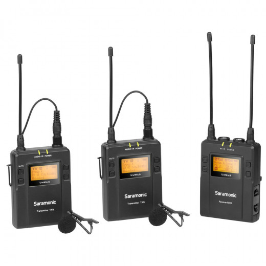 Петличная радиосистема Saramonic UwMic9 Kit 2 (TX9+TX9+RX9) — 