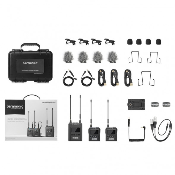 Петличная радиосистема Saramonic UwMic9 Kit 2 Mini (TX9+TX9+RX9)