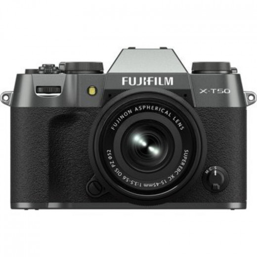 Фотоаппарат беззеркальный Fujifilm X-T50 Kit XF 15-45mm f/2.8-4.8 Grey — 