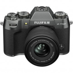 Фотоаппарат беззеркальный Fujifilm X-T50 Kit XF 15-45mm f/2.8-4.8 Grey в Москве
