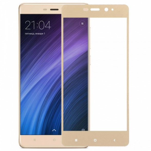 Защитное стекло с рамкой для Xiaomi Redmi 4A 