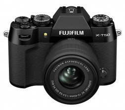 Фотоаппарат беззеркальный Fujifilm X-T50 Kit XF 15-45mm f/2.8-4.8 Black в Москве