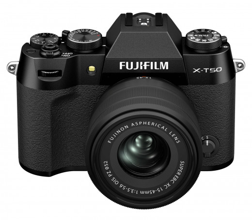 Фотоаппарат беззеркальный Fujifilm X-T50 Kit XF 15-45mm f/2.8-4.8 Black — 