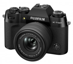 Фотоаппарат беззеркальный Fujifilm X-T50 Kit XF 15-45mm f/2.8-4.8 Black в Москве