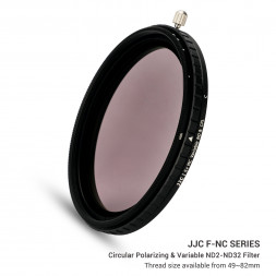 Светофильтр JJC F-NC82 Circular Polarizing &amp;amp; Variable ND2-ND32 Filter 2 в 1 Design в Москве
