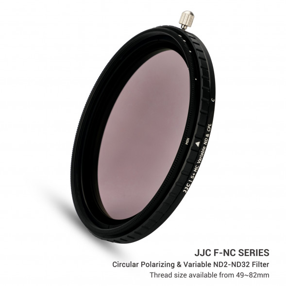 Светофильтр JJC F-NC82 Circular Polarizing &amp;amp; Variable ND2-ND32 Filter 2 в 1 Design