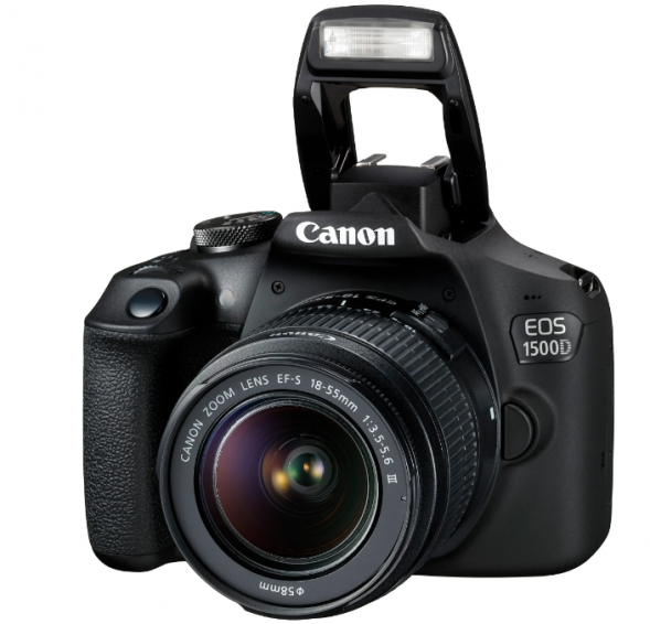 Фотоаппарат зеркальный  Canon EOS 1500D Kit 18-55 III DC
