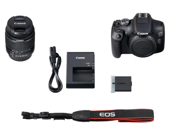 Фотоаппарат зеркальный Canon EOS 2000D Kit EF-S 18-55mm f/3.5-5.6 III