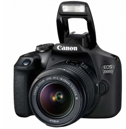 Фотоаппарат зеркальный Canon EOS 2000D Kit EF-S 18-55mm f/3.5-5.6 III в Москве