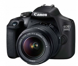 Фотоаппарат зеркальный Canon EOS 2000D Kit EF-S 18-55mm f/3.5-5.6 III в Москве