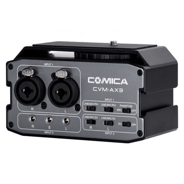 Микшер двуканальный Comica CVM-AX3 XLR