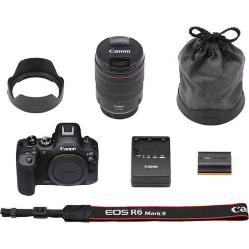 Фотоаппарат беззеркальный Canon EOS R6 Mark II Kit RF 24-105mm F4L IS USM