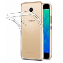 Накладка силиконовая прозрачная для Meizu M5 в Москве