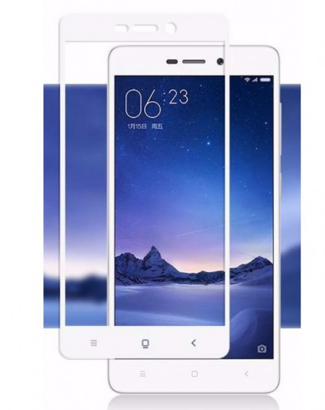 Защитное стекло с рамкой для Xiaomi Redmi 4 