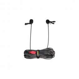 Двойной петличный микрофон CoMica CVM-D02R (4.5 m) в Москве