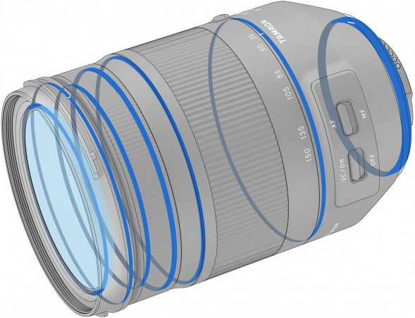 Объектив Tamron 35-150mm f/2.8-4 Di VC OSD (A043) Canon EF