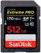 Карта памяти SanDisk Extreme Pro 512GB SDXC UHS Class 3 V30 170MB/s 