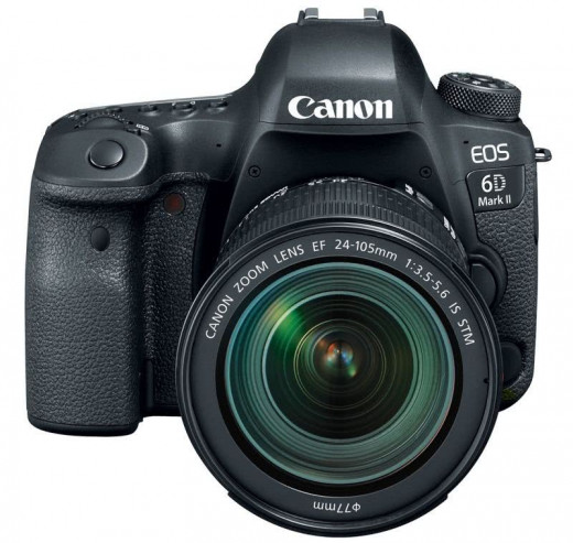 Фотоаппарат зеркальный Canon EOS 6D Mark II Kit EF 24-105 IS STM — 