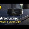 Объектив Nikon Nikkor Z 26mm f/2.8
