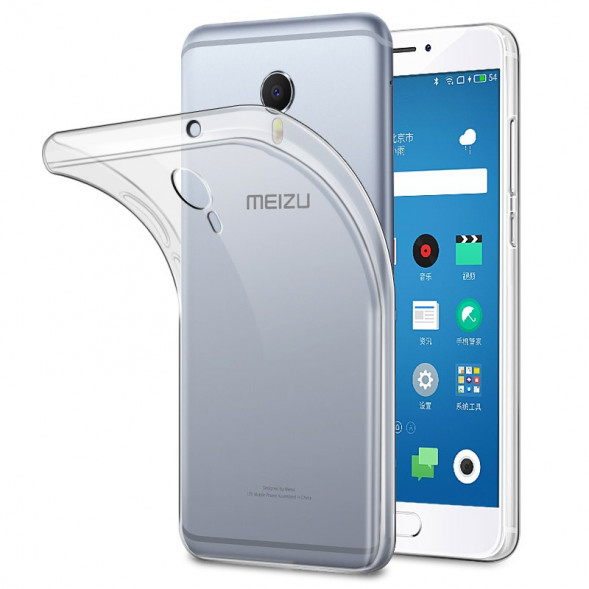 Накладка силиконовая прозрачная для Meizu M3 Max
