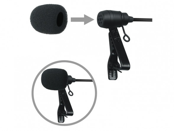 Петличный микрофон двойной Comica CVM-D02R (6.0м)