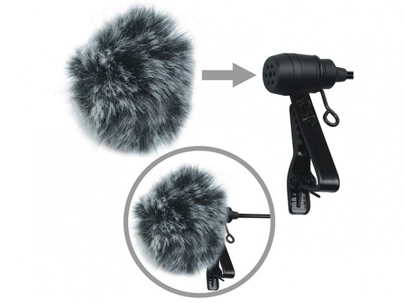 Петличный микрофон двойной Comica CVM-D02R (6.0м)