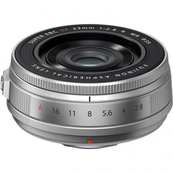 Объектив Fujifilm XF 23mm f/2.8 R WR серебристый