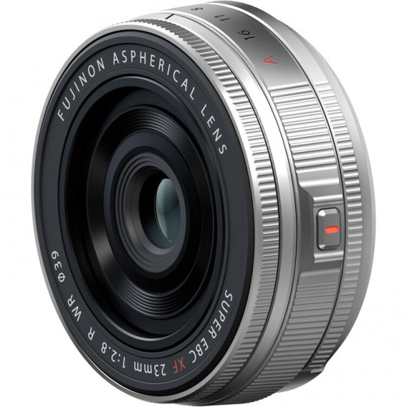 Объектив Fujifilm XF 23mm f/2.8 R WR серебристый